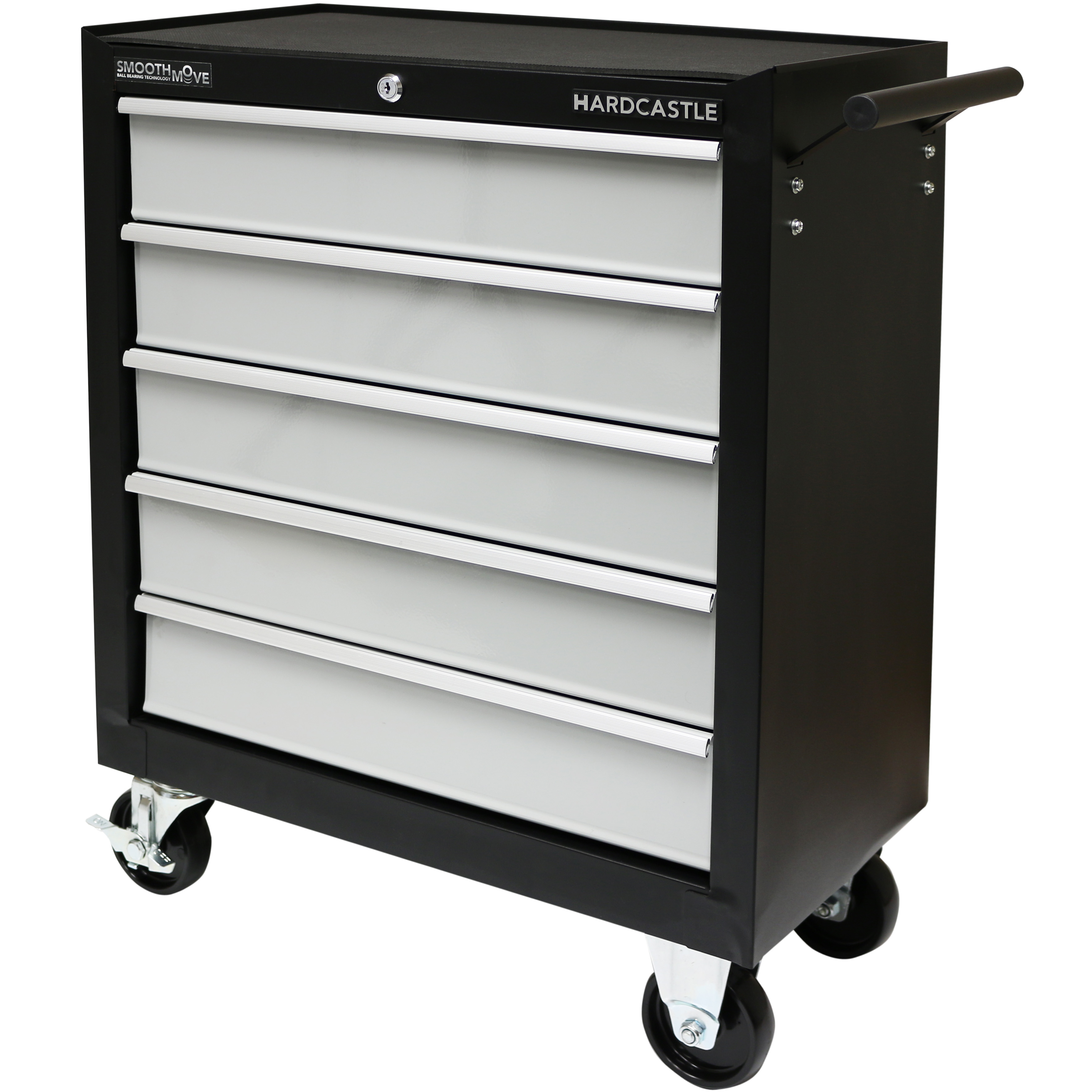SALE BLACK 5 DRAWER LOCKABLE TOOL CHEST STORAGE ROLL DAMAGED